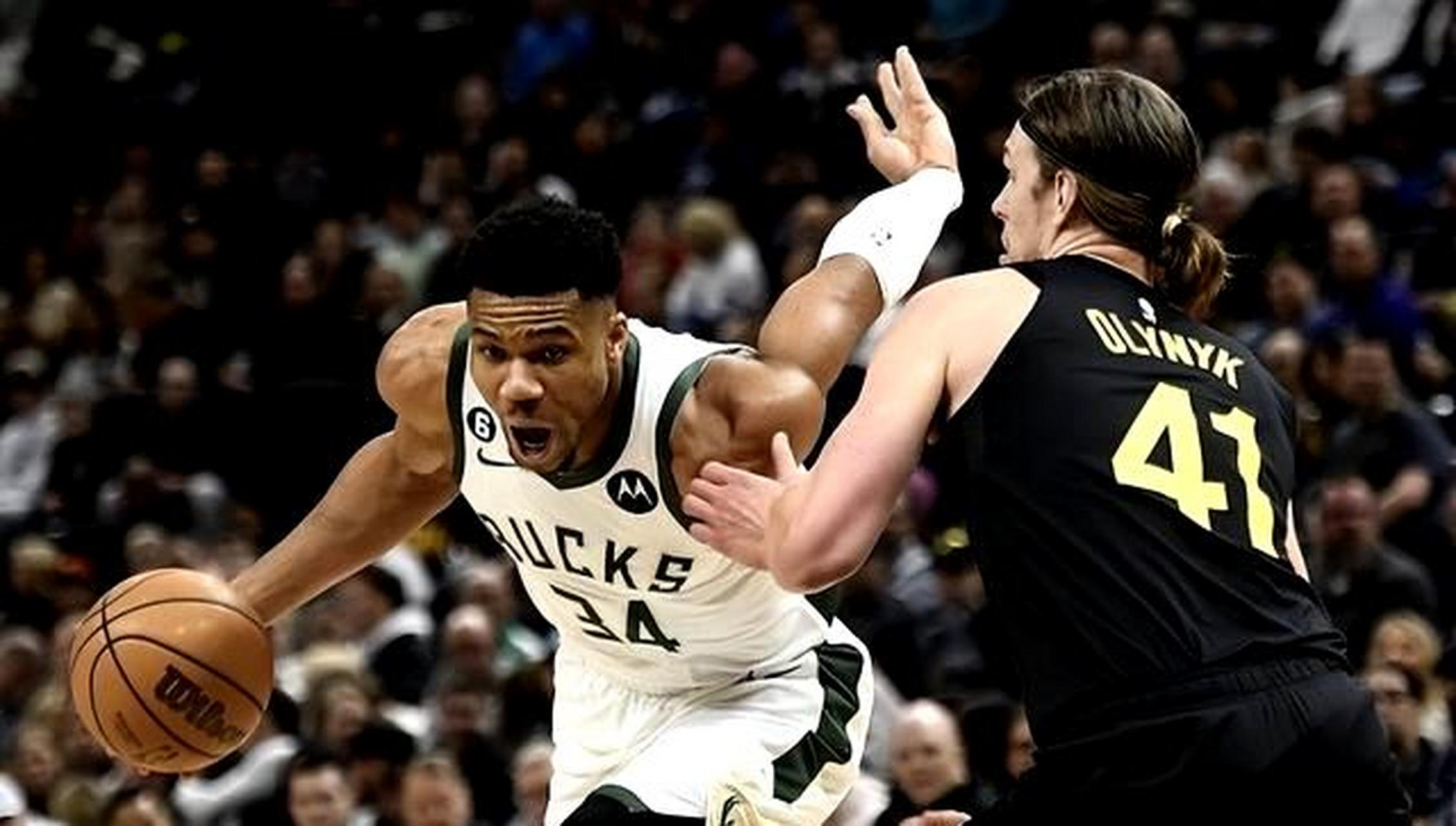 雄鹿大胜快船，字母哥成队内最佳表现